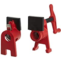 Bessey BPC-H12 - Juego de abrazaderas para tuberías- color negro y rojo